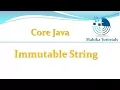 Core Java 78 - Immutable String