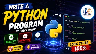 Write a Python Program to Check Positive Negative or Zero Number Python for Beginners