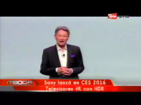 Sony lanzó en CES 2016 televisores 4k con HDR