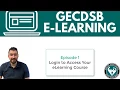 GECDSB eLearning Support - Ep 1