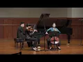 Gabriel Fauré – Piano Trio in D minor op. 120, I–Allegro ma non troppo
