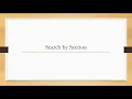 4 Using Class Search
