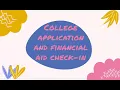 Lesson 23 - FAFSA Promise Check In