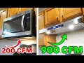 How To UPGRADE Your Under The Cabinet Range Hood Vent To 900-CFM Suction DIY