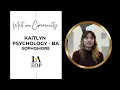 EOP Student Stories - Meet Kaitlyn