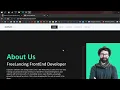 Creat a Responsive Personal Portfolio Website Design Using HTML - CSS