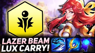 ARCANIST LUX CARRY WITH BEST IN SLOT GIANTSLAYER LAZER BEAM ULT!! | Teamfight Tactics SET 6 PBE