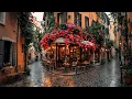 Download Lagu Italian Street Coffee Shop Ambience with Morning Jazz ☕🌸 Soft Jazz Relaxing Music for Mood Booster