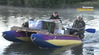 Анатолий Полотно и Федя Карманов У костра 