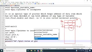 Pointers in C Part 3 Generic Pointer or void Pointer