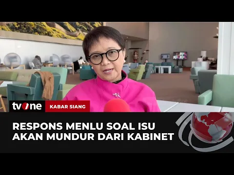 Menlu Bantah Isu Mundur Dari Kabinet