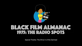 black film radio spots 1975