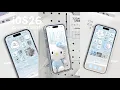 iOS 26 Aesthetic Customization glass wallpaper cute widget and diy icons