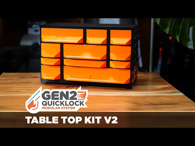 GEN2 240-2W-1H Gridfinity Classic Drawer video thumbnail