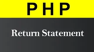 Return Statement in PHP Hindi