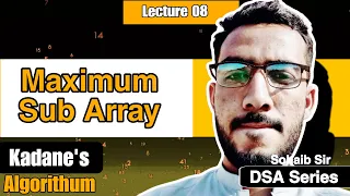 Kadane s Algorithm Maximum Subarray Sum in C DSA Interview Problem