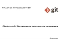 Taller de Introduccion a Git - Capitulo 1 Control de versiones