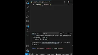 Python Roadmap 1 Basics Lesson 2 Printing Escape codes