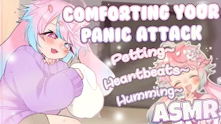 【ASMR】Comforting & Caring For You During Your Panic Attack~♡ (Humming, Heartbeats, Purrs, & More!)