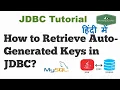 How to get primary key value auto-generated keys from inserted queries using JDBC KK HindiGyan