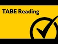 Best TABE Test Practice Reading Study Guide