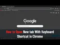How to Open New Tab With Keyboard Shortcut in Firefox Browser Tutorial