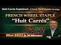 Winning Roulette French Style Huit Carres Strategy Explained