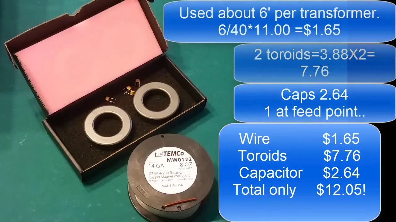 EFHW 49:1Transformer Construction and Deployment