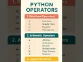 Python Operators Explained Arithmetic Comparison Logical Bitwise Operators