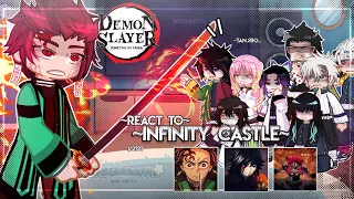 Past Hashiras React To Infinity Castle Mostly Tanjiro KNY Demon Slayer React TikTok Vids Gacha 
