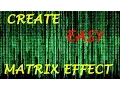 How to Make the Matrix Effect Using Notepad