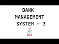 Bank Management System using Java - 3 Account creation and Deposit