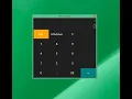 Basic Calculator App Animated and Transparent Using C GUI in visual studio