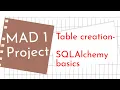 How to create models through Python SQLAlchemy ORM Mad 1 Project IITM BS