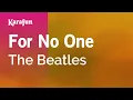 For No One - The Beatles | Karaoke Version | KaraFun
