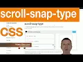 What is CSS Scroll Snapping