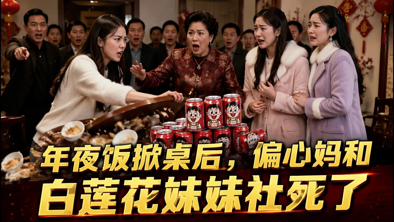 年夜饭掀桌后,偏心妈和白莲花妹妹社死了
