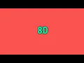 8D Dua Lipa - Don't Start Now (Purple Disco Machine Remix)