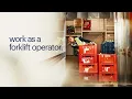 what is it like to work as a forklift operator Randstad USA