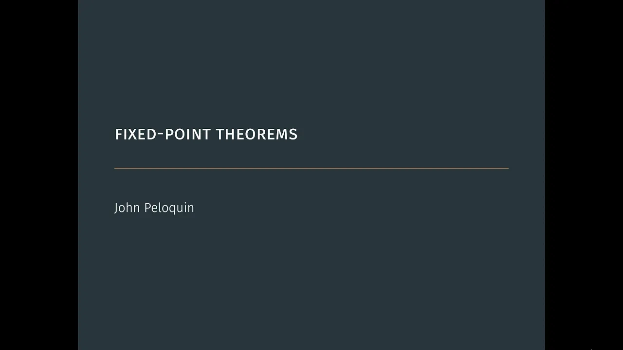 Fixed-Point Theorems in Analysis, Logic, and Computer Science