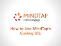 How to Use MindTaps Coding IDE Lab
