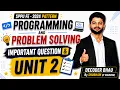 SPPU FE PPS Unit 2 Important Questions 2024 Pattern