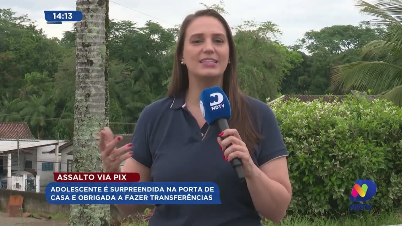 Assalto via Pix: adolescente é surpreendida na porta de casa e é obrigada a fazer transferências