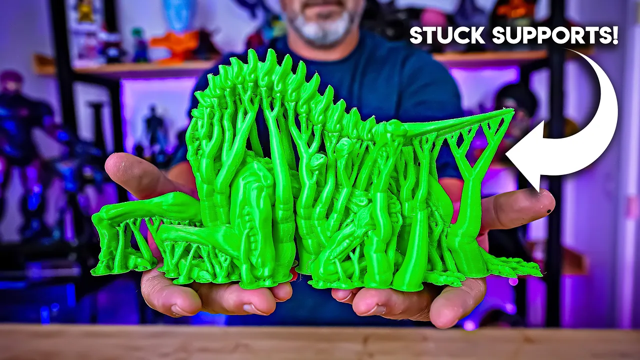 Support Removal Test - No More Stuck Supports!