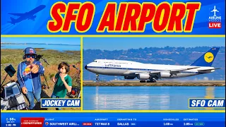 🔴LIVE SAN FRANCISCO (SFO) AIRPORT PLANE SPOTTING ACTION! (October 24th, 2026)