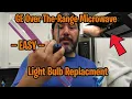 GE Over-The-Range Microwave Light Bulb Replacement JVM6175SK5SS