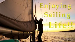 Sailors enjoying the night life! We set sail to a new anchorage Sailing Hiraya Ep.46