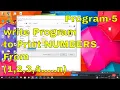 PYTHON How to write Program to Print NUMBERS from 1 to N Given number INFOTECH