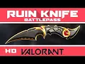Review Ruin Dagger Battle pass act3 knife Valorant