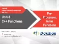 3 03 - Pre-processor Inline Functions